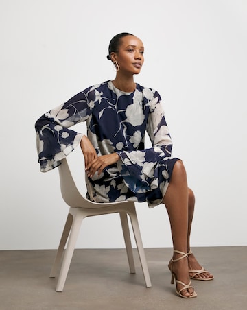 Joanna Hope Frill Sleeve Shift Dress