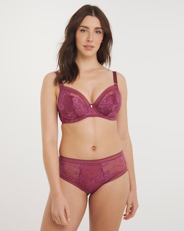 Fantasie Fusion Lace Plunge Wired Bra Rosewood