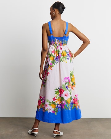 Joanna Hope Printed Cotton Prom Dress