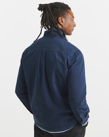 Plain Twill Overshirt Regular