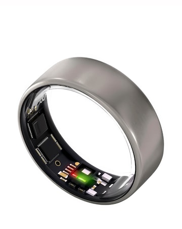 Ultrahuman Ring AIR Bluetooth Smart Ring - Raw Titanium - Size 11