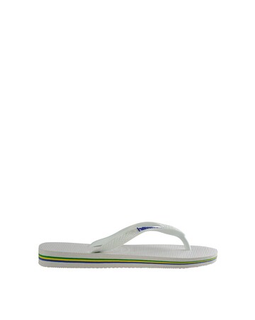 Havaianas Basil Logo Flip Flops - White