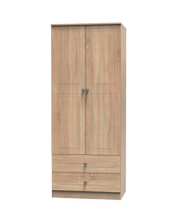 Richmond Ready Assembled 2 Door 2 Drawer Wardrobe