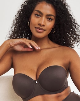 Figleaves Smoothing Multiway Underwired Balcony Bra (B-GG) Cafe
