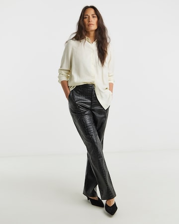 PU Croc Trouser