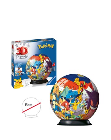 Ravensburger Pokemon 3D Puzzle Ball, 72pc
