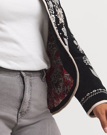 Joe Browns Black Extraordinary Embrodiered Boutique Jacket