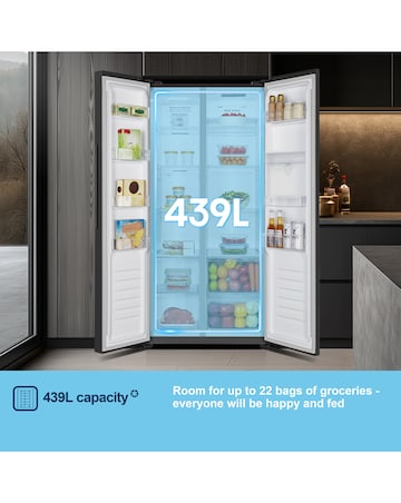 Fridgemaster MS83430DEB1 178cm High Non-Plumbed Total No Frost