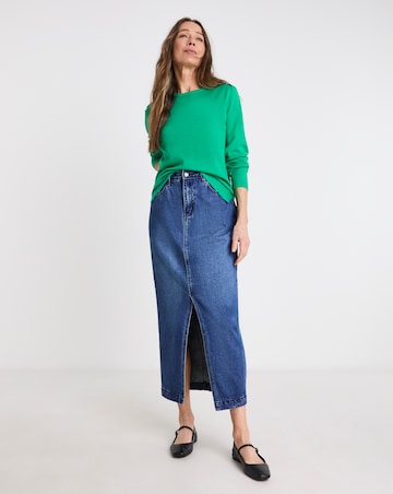 Green Crew Neck Jumper