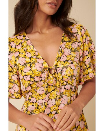 Nobody's Child Dalia Midi Dress Kit Floral Pink