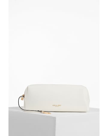 Luella Grey Paige Black Whipstitch Tote