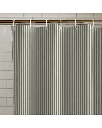 Catherine Lansfield Timeless Stripe Shower Curtain