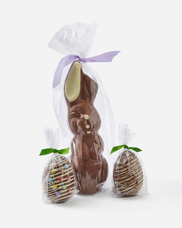 Stas Chocolate Bunny and 2 Easter Eggs