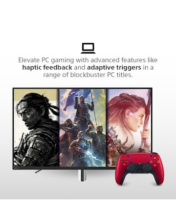 PlayStation 5 DualSense Wireless Controller - Volcanic Red