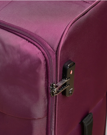 Rock Paris Cabin Suitcase - Purple