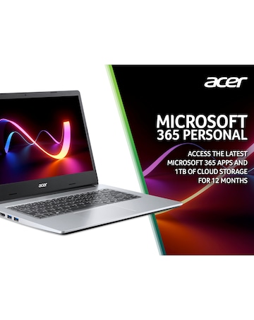 Acer Aspire 1 Laptop - 14in HD Intel Celeron N4500 4GB 64GB