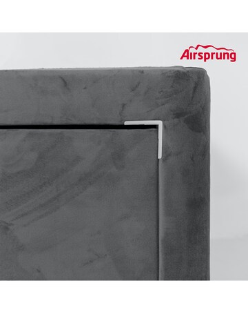 Airsprung Velvet Divan Base with 2 Drawers