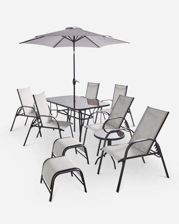 Malaga 11 Piece Dining & Lounge Set
