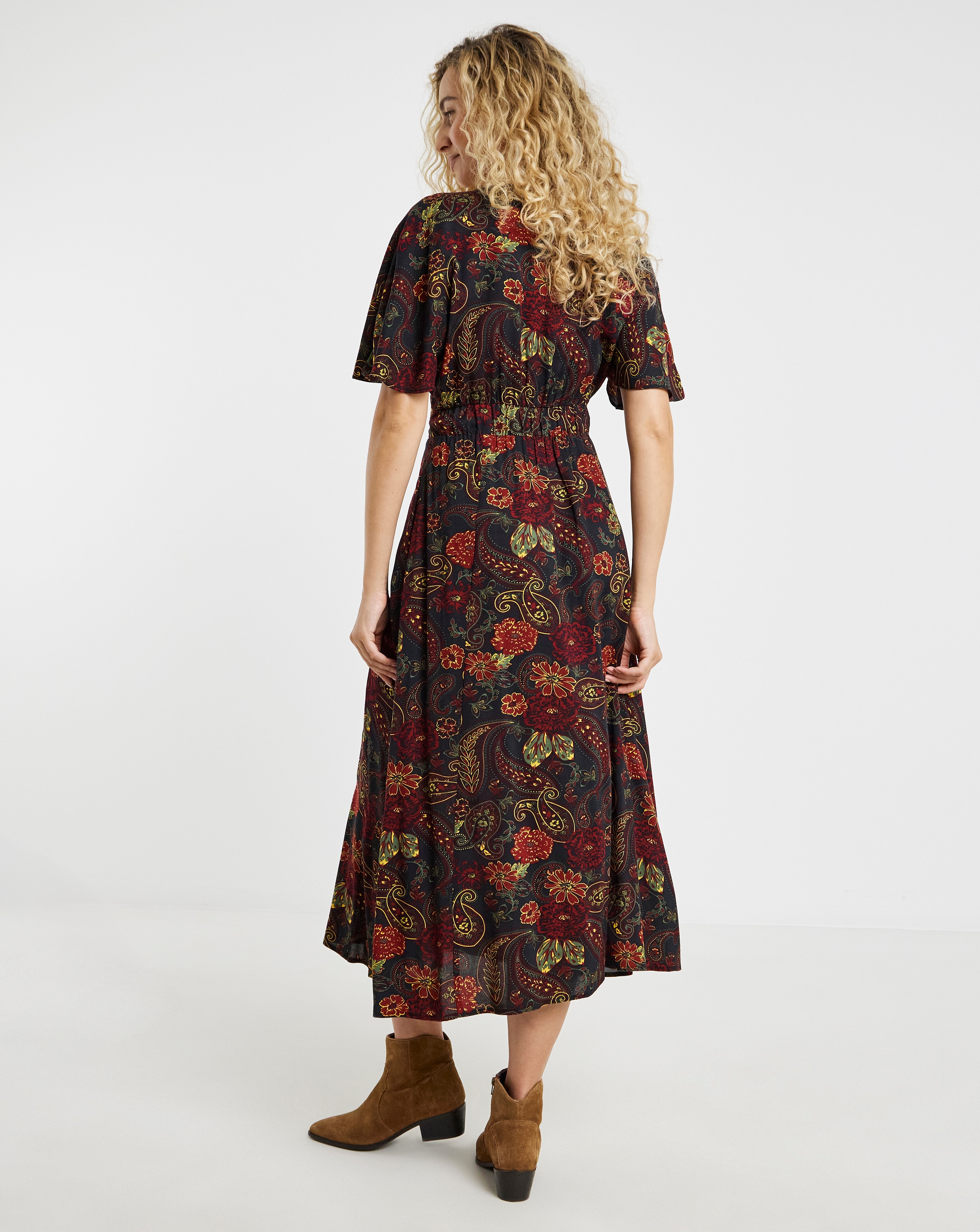 dresses joe brown Joe Browns Petite Paisley Print V-Neck Maxi Dress