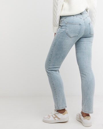 Dream Sculpt Light Blue Straight Leg Jeans