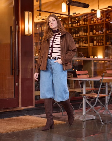 Mid Blue Denim Jorts