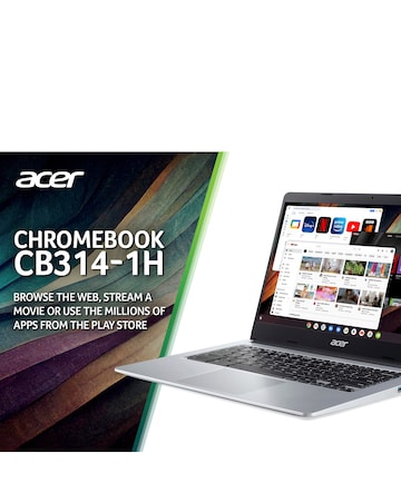 Acer 315 Intel Celeron 4GB/128GB 14in Chromebook - Silver