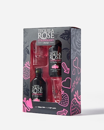 Tequila Rose 2x5cl & Shot Glasses