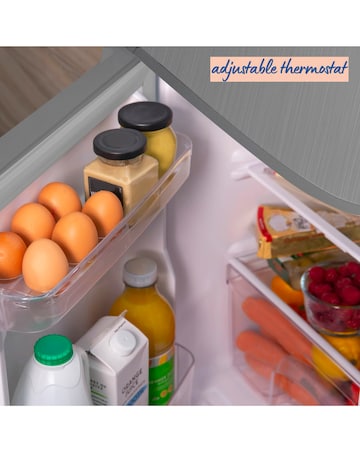 Russell Hobbs RH85UCFF482E1SS Under Counter Fridge Freezer - Stainless Steel