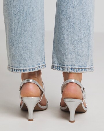 Dora Barely There Classic Kitten Heel Sandal - Wide Fit (E)