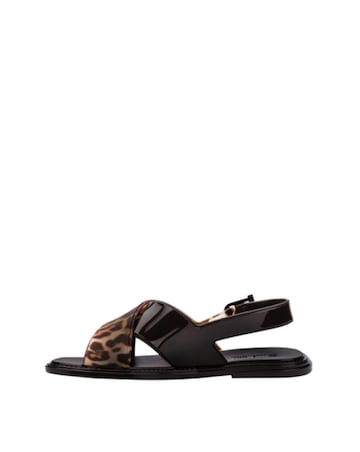 Melissa Cleo Jelly Leopard Sandals - Standard Fit (D)