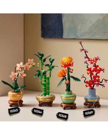 LEGO Botanicals Mini Orchid Plant Gift, Home Decor Building Kit for Adults 10343