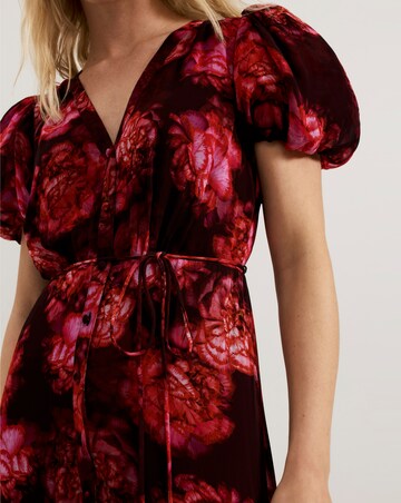 Phase Eight Amaris floral Puff Sleeve Maxi Dress