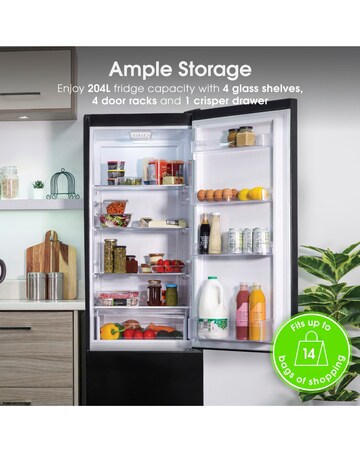 Abode A180FF541E1B 70/30 Fridge Freezer - Black