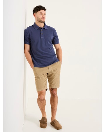 Fatface Pique Polo - Denim Blue