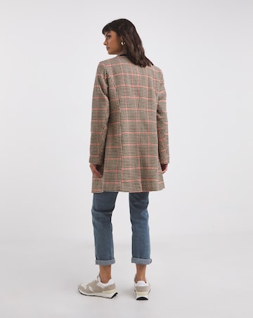 Heritage Check Mid Length Coat