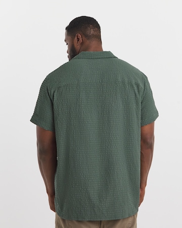 Jack & Jones Pablo Textured Resort Shirt - Green