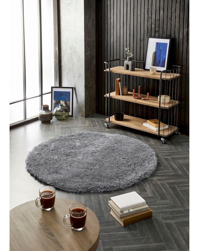Chicago Shaggy Circle Rug