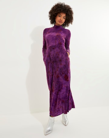 Joe Browns Truly Remarkable Flocked Jersey Maxi Dress