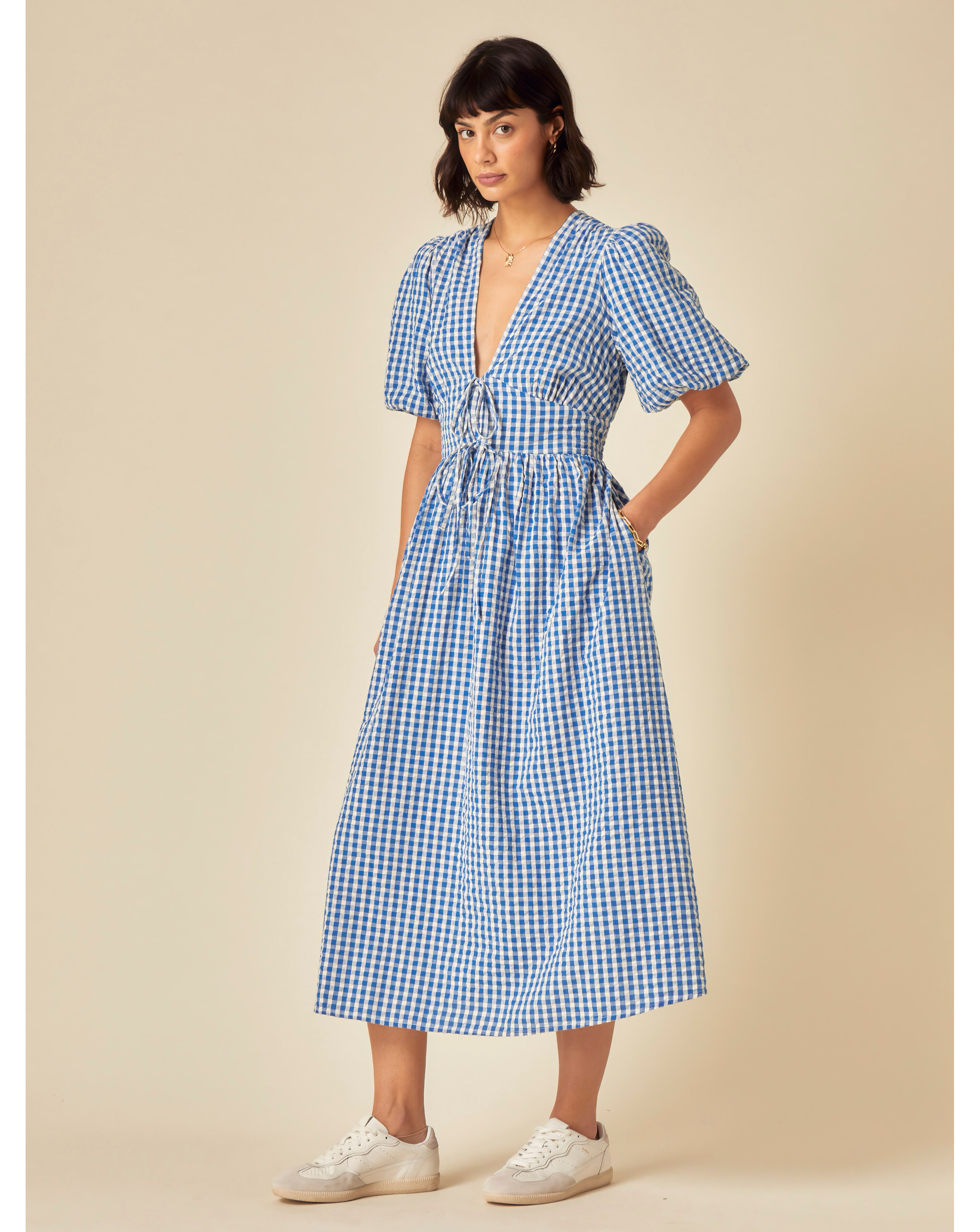 Nobody's Child Scarla Gingham Midi Dress | JD Williams