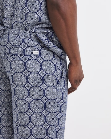 Jack Jones Seersucker Shirt & Short Set - Ocean