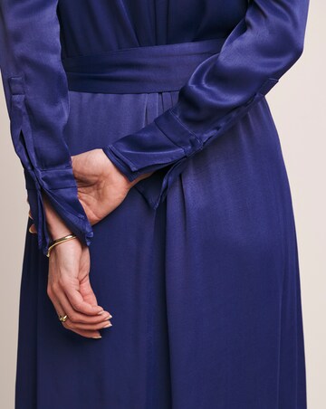 Anthology Satin Shirt Dress