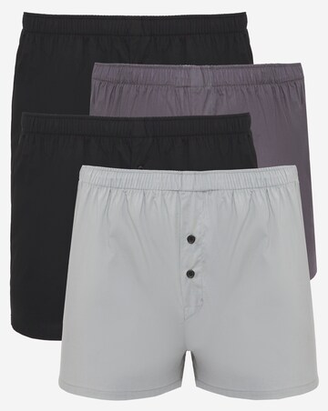 4 Pack Multi Woven Boxers