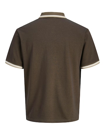 Jack & Jones Premium Blualves Tipped Polo - Brown