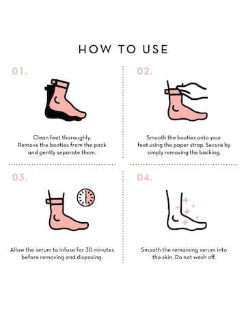 Seoulista Beauty Rosy Toes Instant Pedicure - 3pack