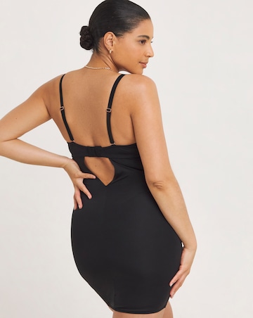 Figleaves Smoothing Padded Multiway Shaping Slip (B-F) Black