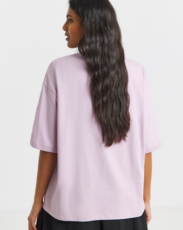 Simply Be Blush Stockholm Graphic T-Shirt
