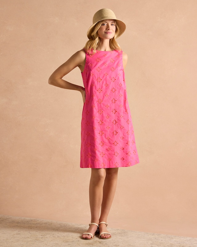 Joules Delphine Broderie Shift Dress