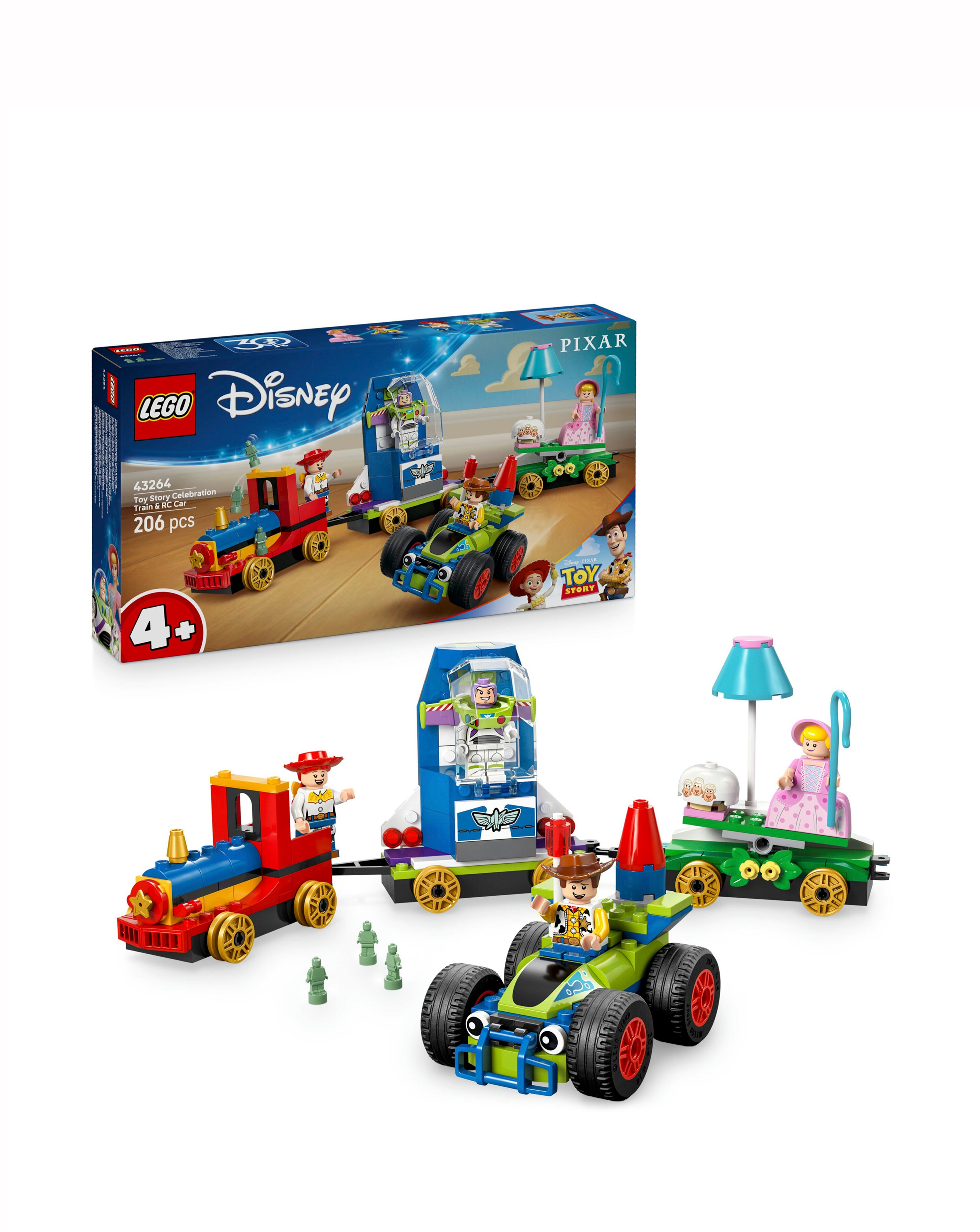 LEGO Disney and Pixar's Toy Story Celebration Train & RC Car Playset 43264