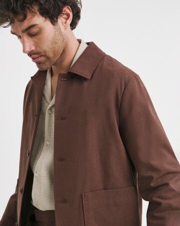 Linen Blend Utility Tailored Jacket