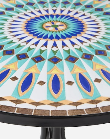 Peacock Mosaic Bistro Set